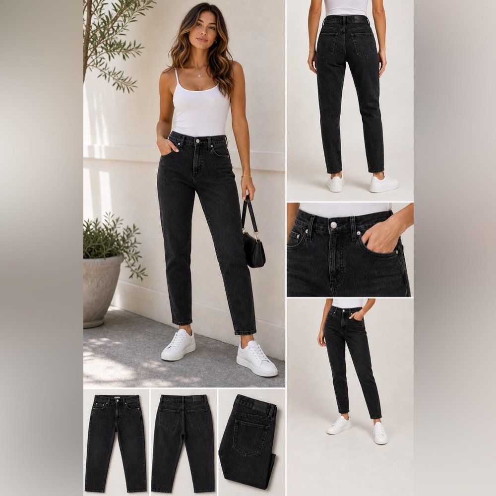 Madewell Black High Rise Vintage Jeans Size 26 Straight